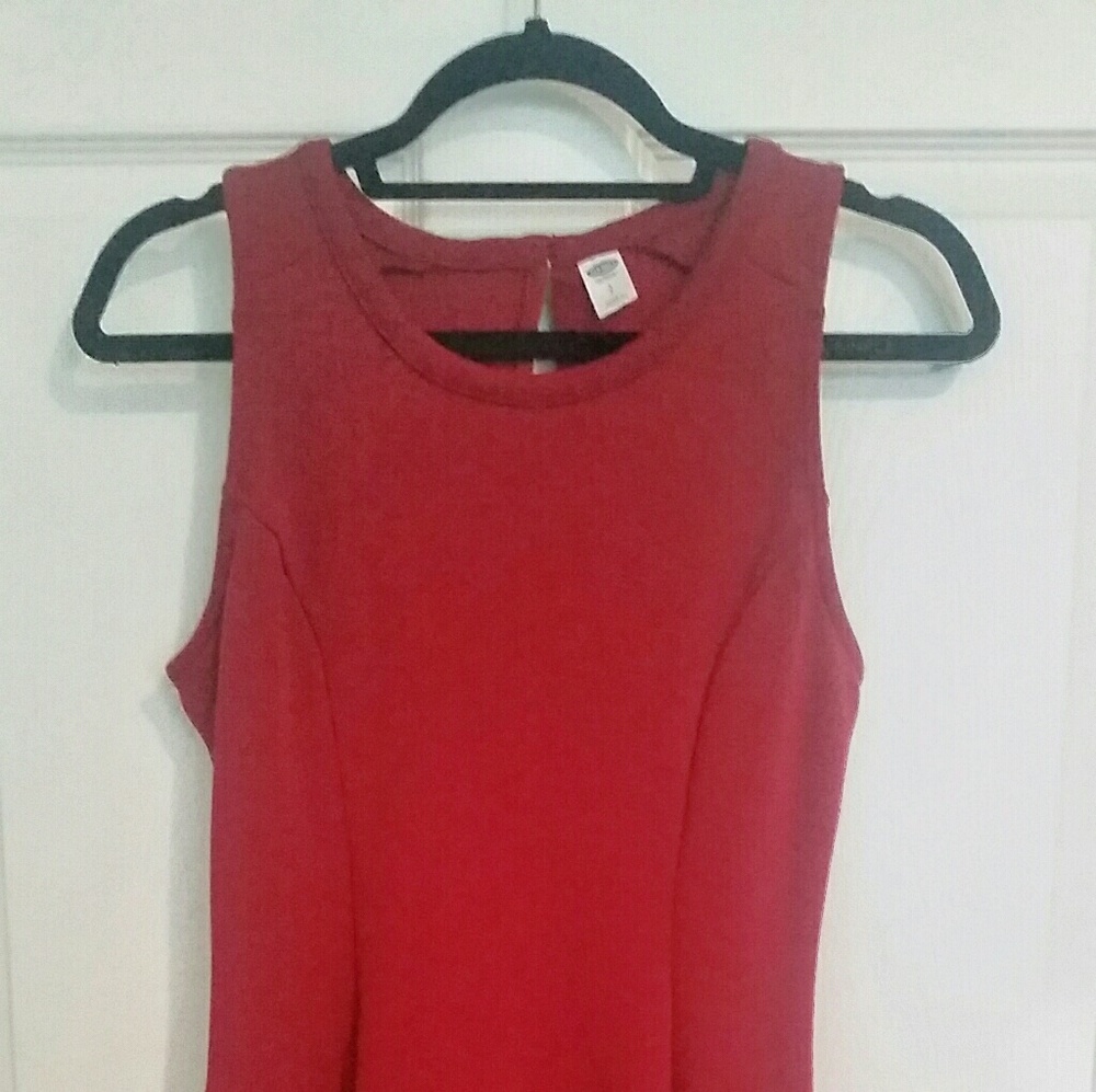 Old Navy Red Skater Dress